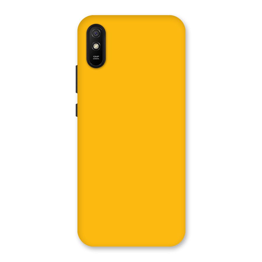 Gold Yellow Back Case for Redmi 9A