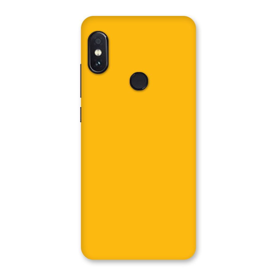 Gold Yellow Back Case for Redmi Note 5 Pro