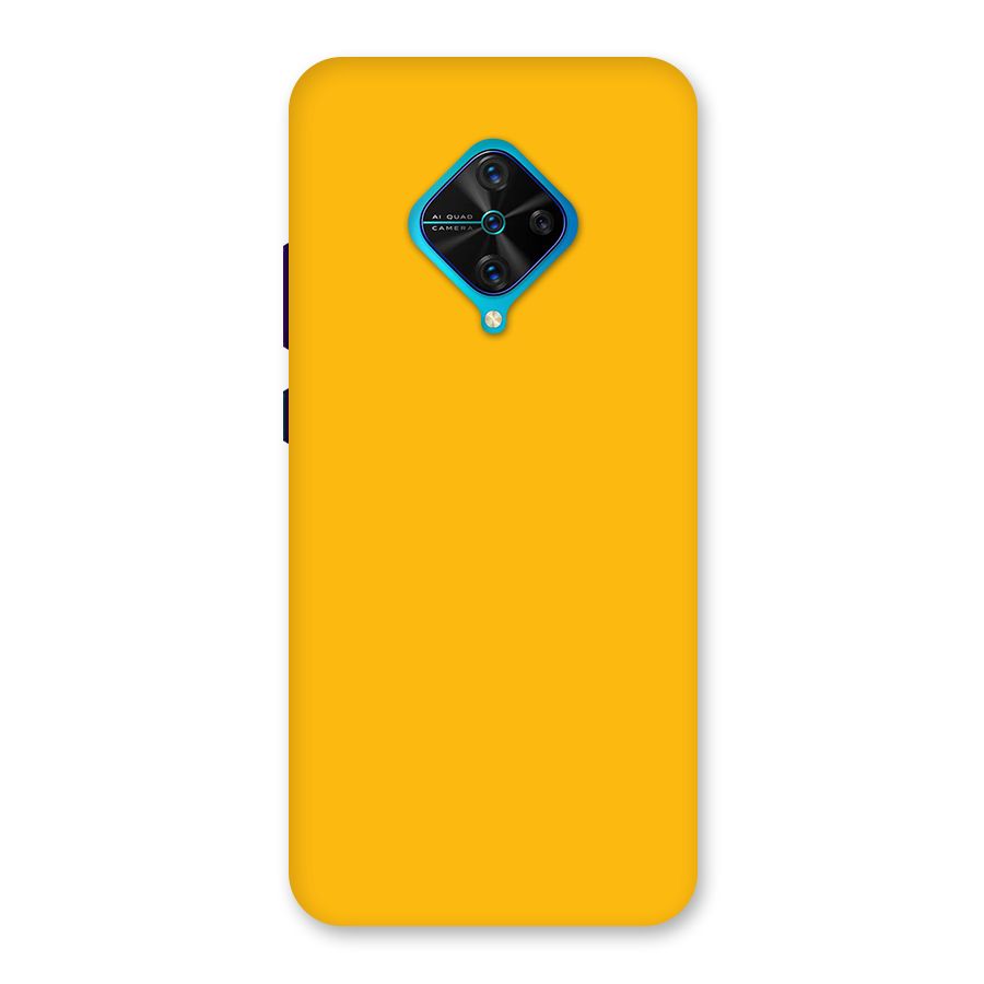 Gold Yellow Back Case for Vivo S1 Pro