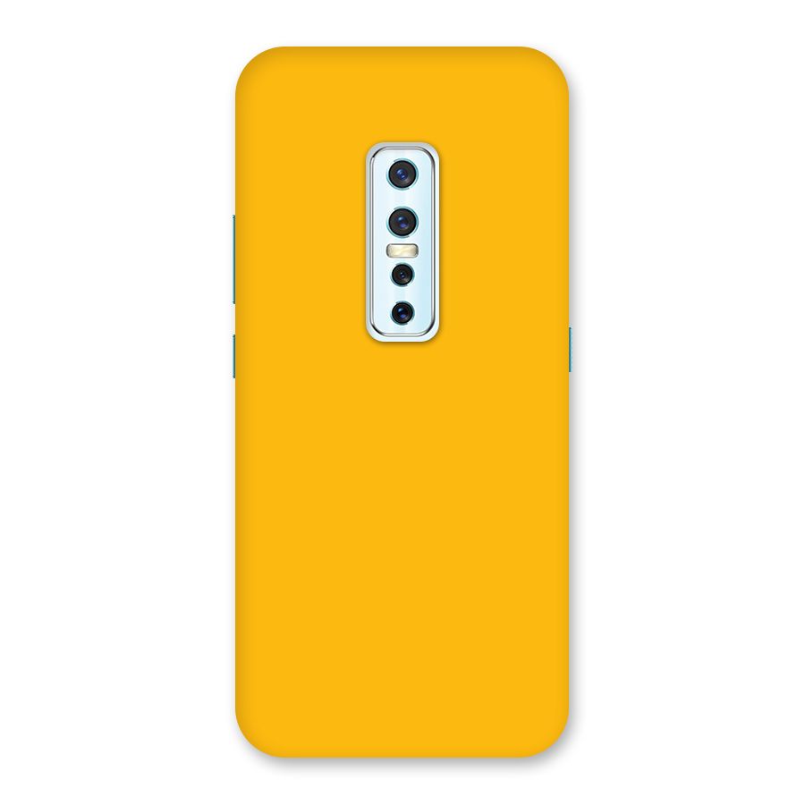 Gold Yellow Back Case for Vivo V17 Pro