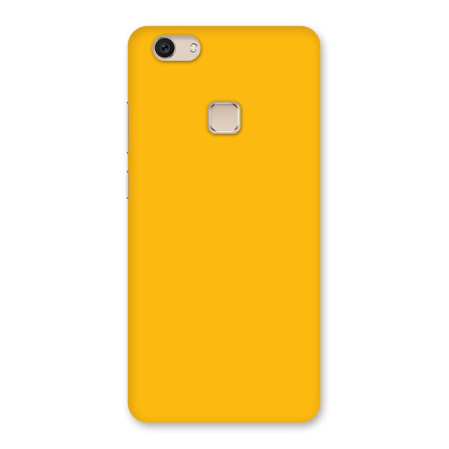 Gold Yellow Back Case for Vivo V7