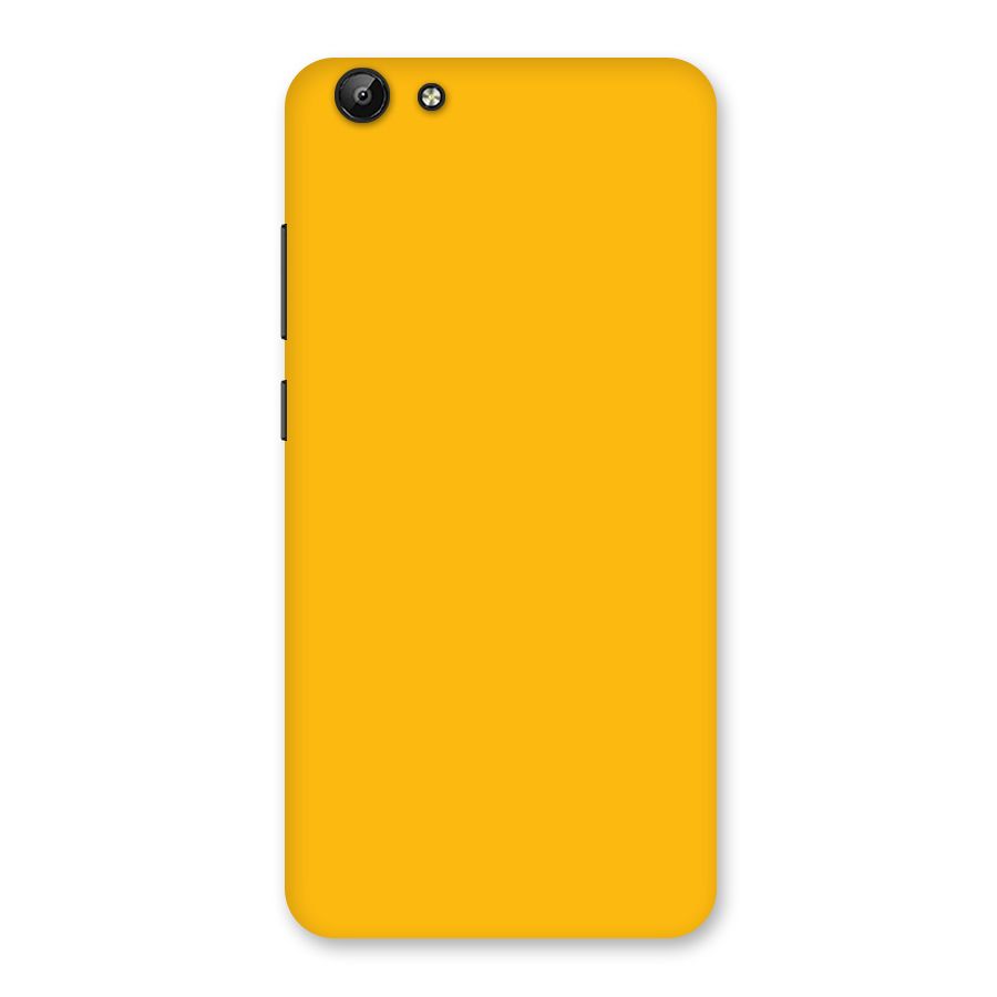 Gold Yellow Back Case for Vivo Y69