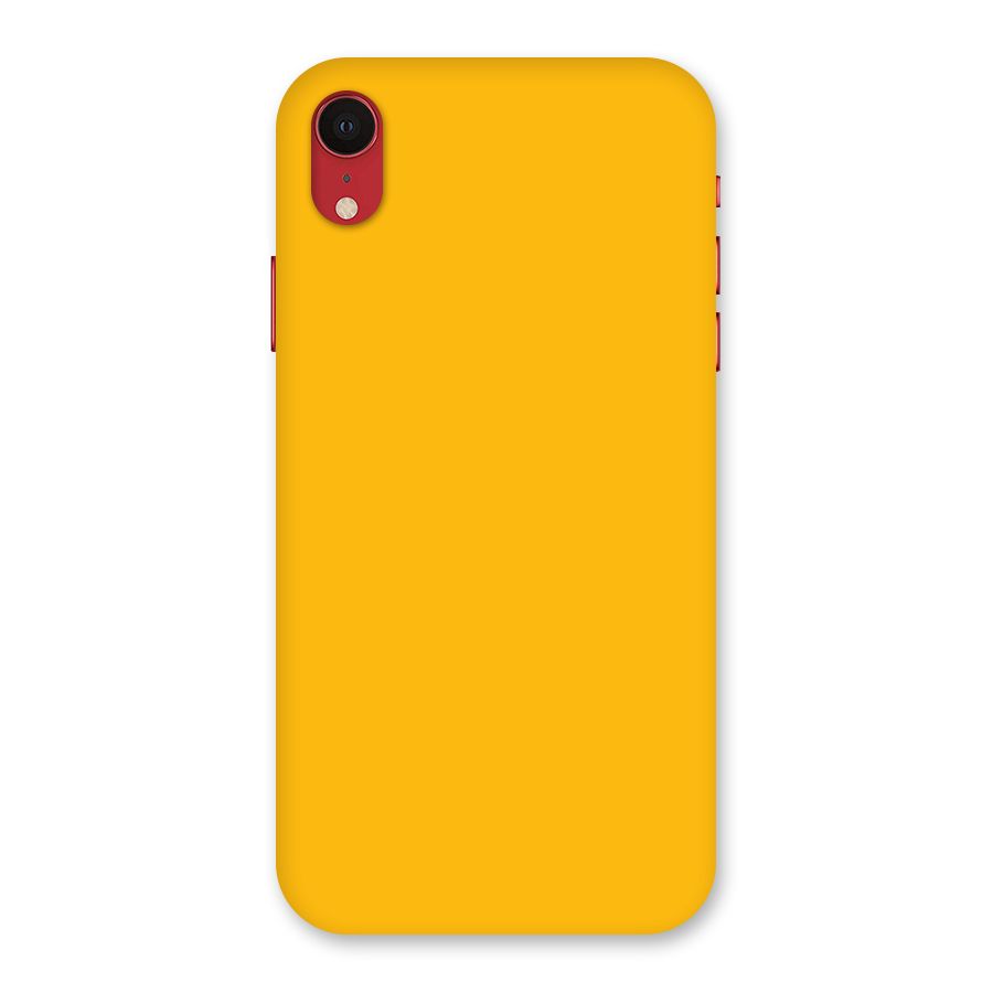 Gold Yellow Back Case for iPhone XR