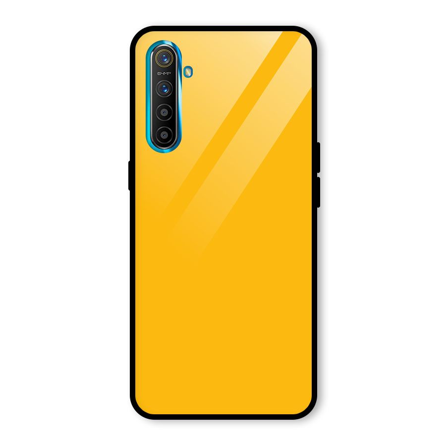 Gold Yellow Glass Back Case for Realme X2
