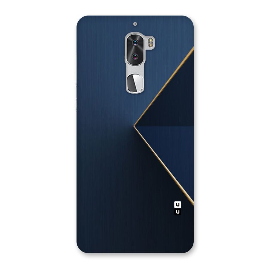 Golden Blue Triangle Back Case for Coolpad Cool 1
