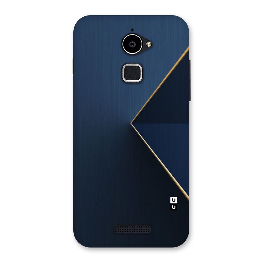 Golden Blue Triangle Back Case for Coolpad Note 3 Lite