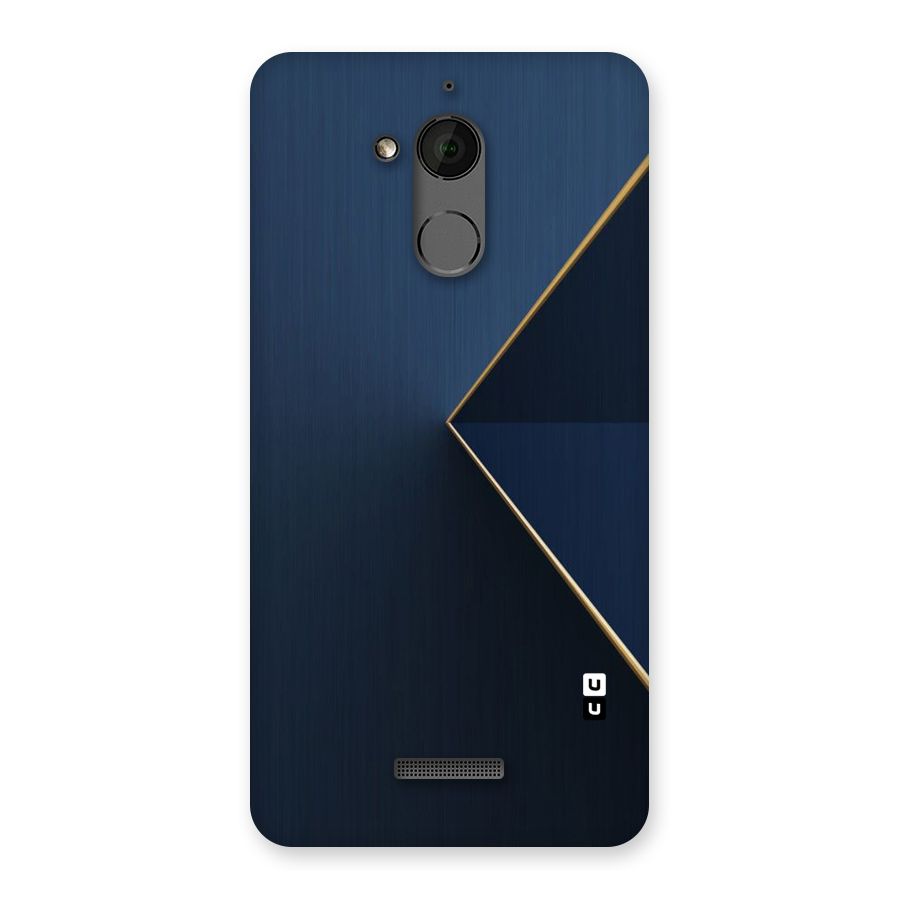 Golden Blue Triangle Back Case for Coolpad Note 5