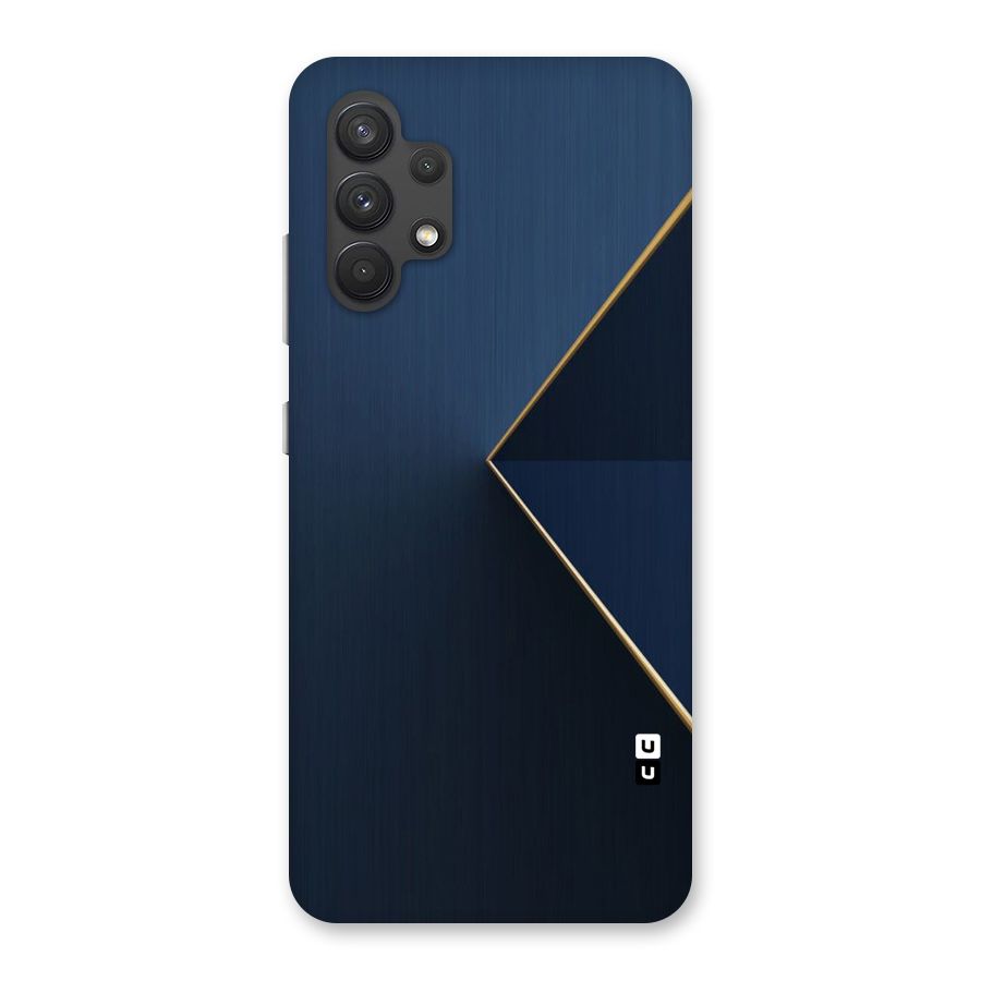 Golden Blue Triangle Back Case for Galaxy A32
