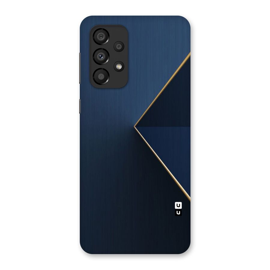 Golden Blue Triangle Back Case for Galaxy A33 5G