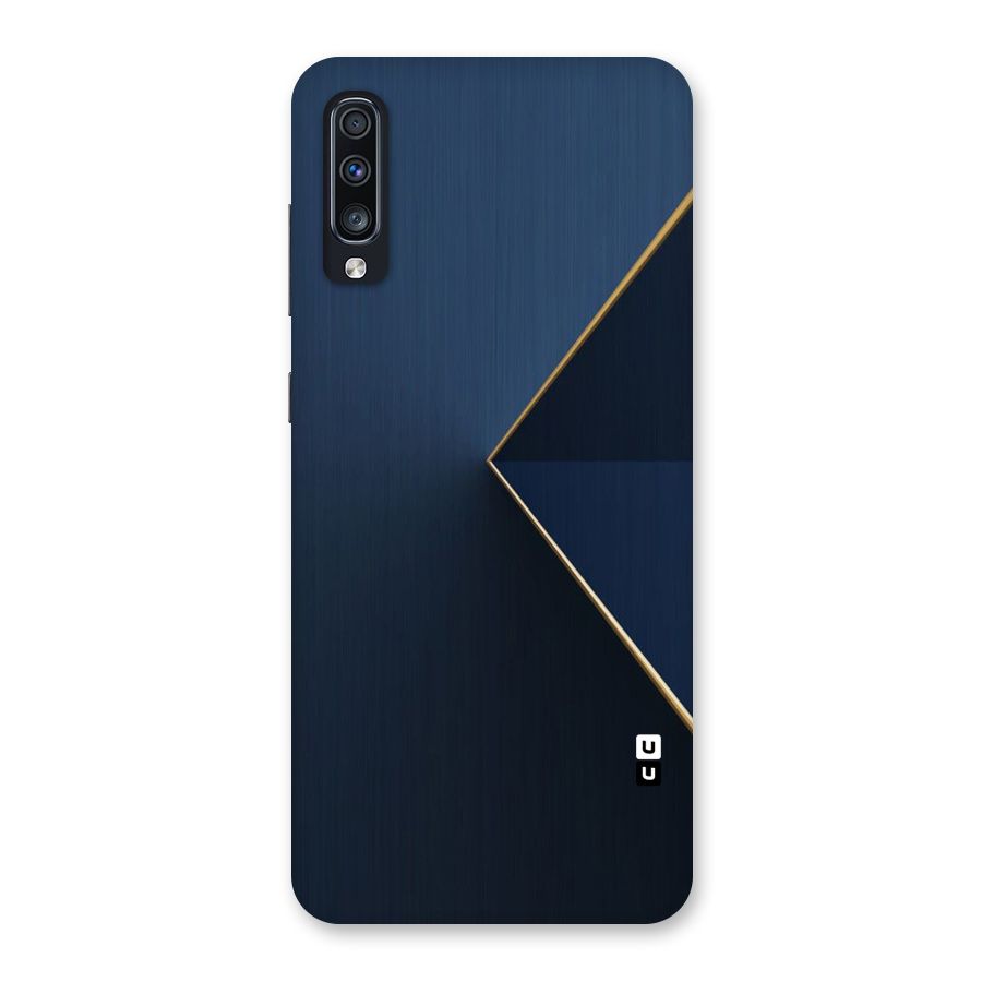 Golden Blue Triangle Back Case for Galaxy A70s