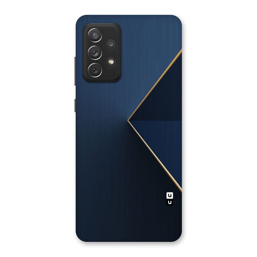 Golden Blue Triangle Back Case for Galaxy A72