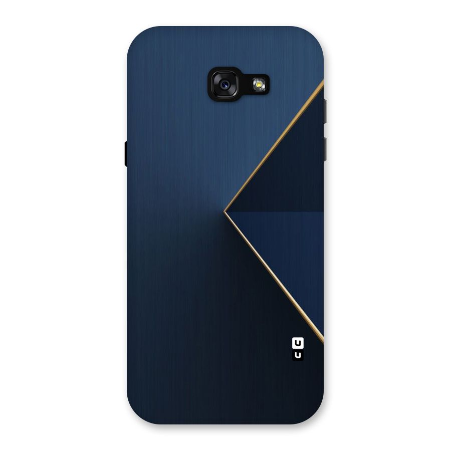 Golden Blue Triangle Back Case for Galaxy A7 (2017)