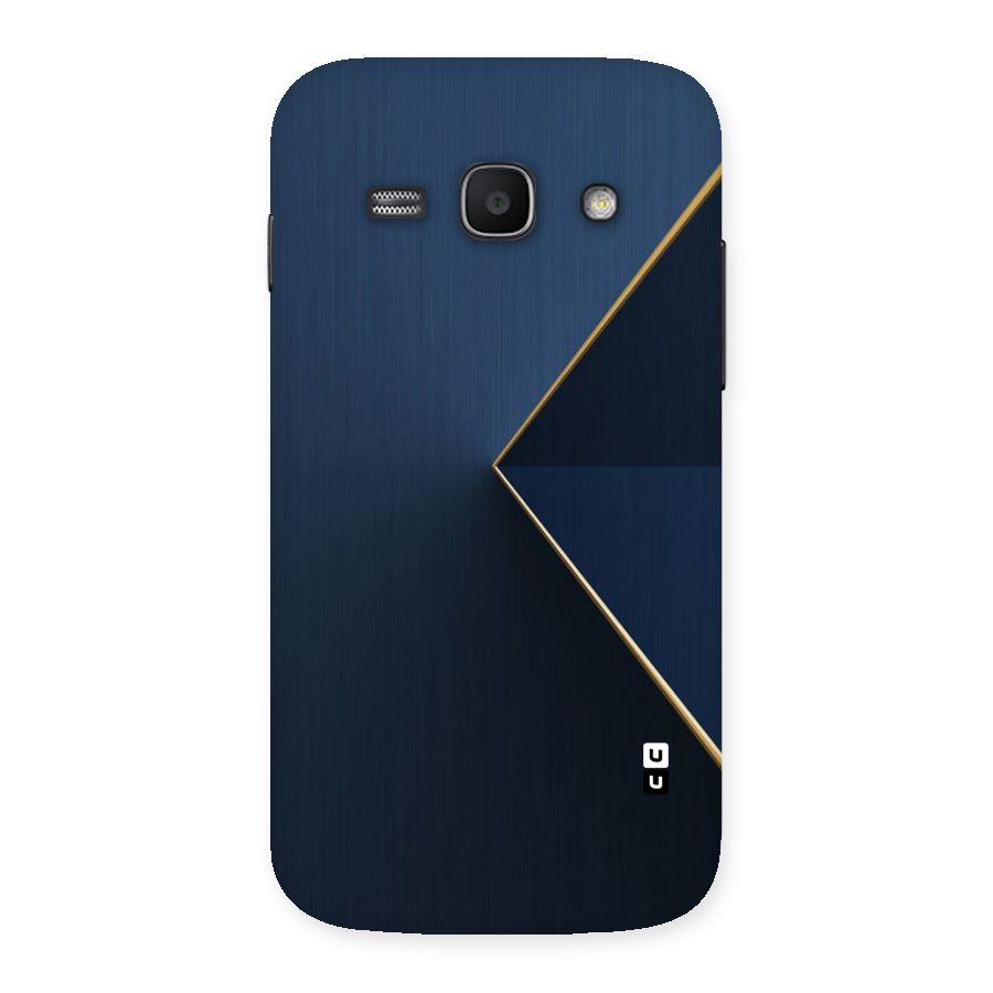 Golden Blue Triangle Back Case for Galaxy Ace 3