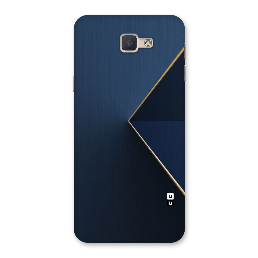 Golden Blue Triangle Back Case for Galaxy J5 Prime