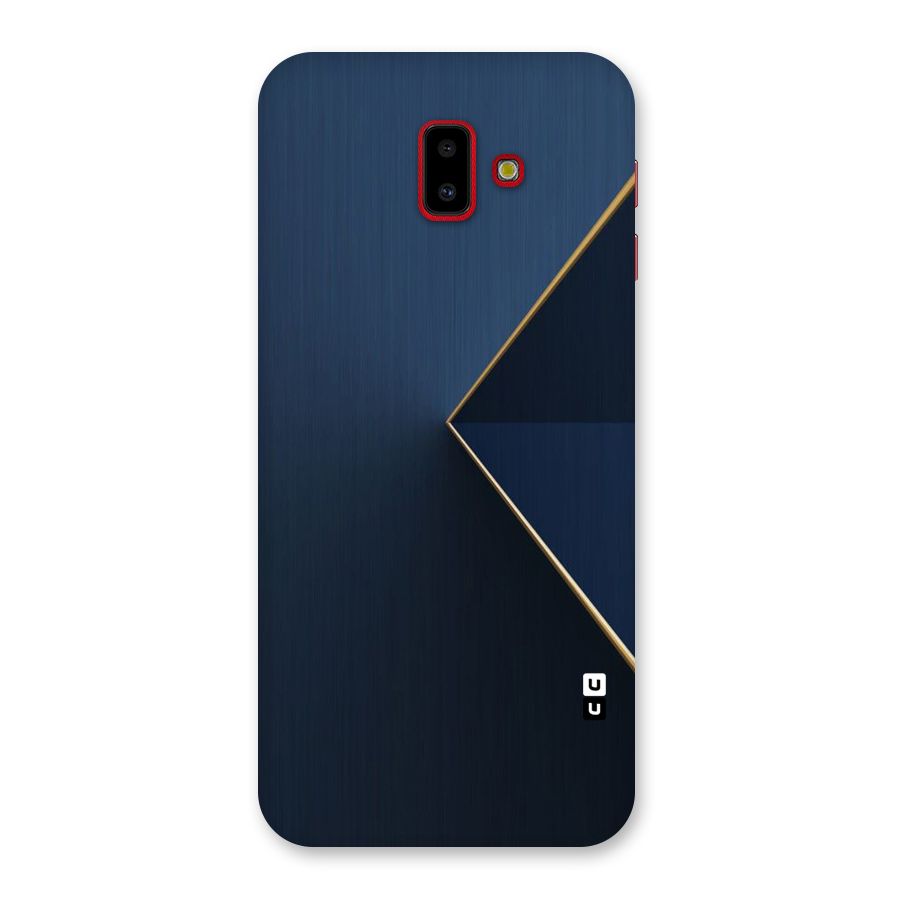 Golden Blue Triangle Back Case for Galaxy J6 Plus