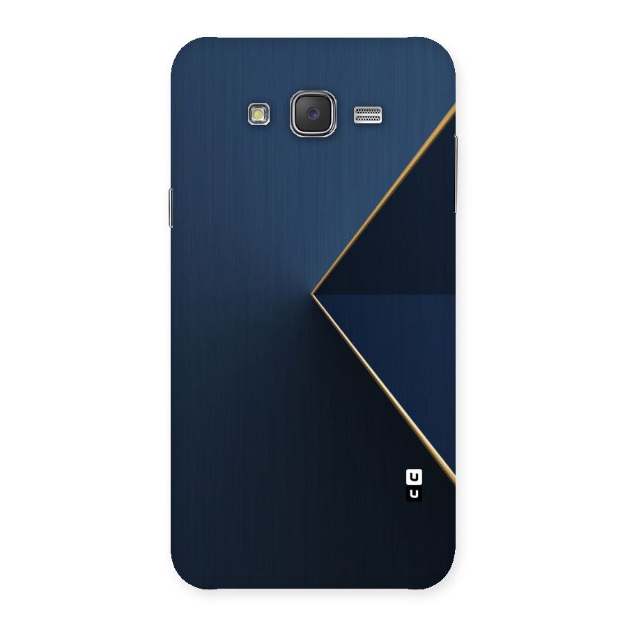 Golden Blue Triangle Back Case for Galaxy J7