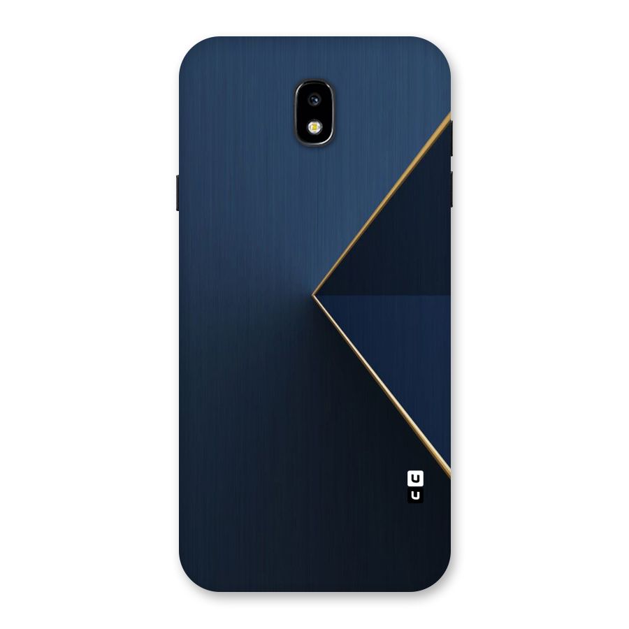 Golden Blue Triangle Back Case for Galaxy J7 Pro