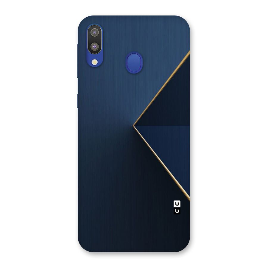 Golden Blue Triangle Back Case for Galaxy M20