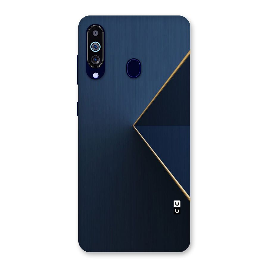 Golden Blue Triangle Back Case for Galaxy M40