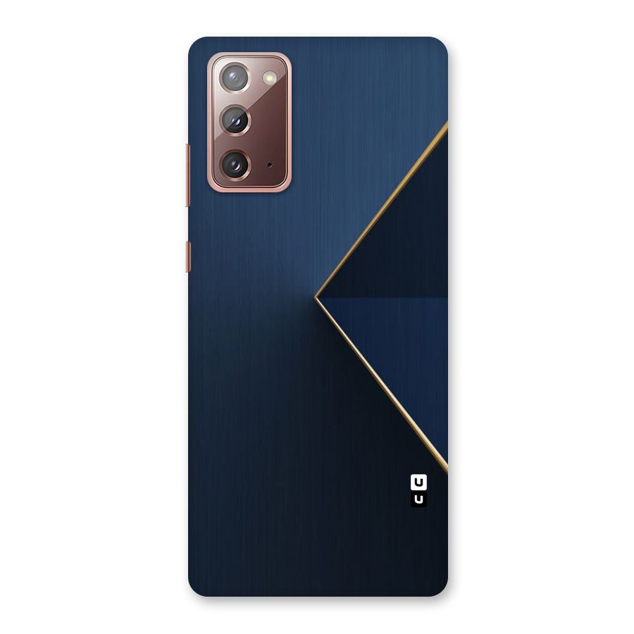 Golden Blue Triangle Back Case for Galaxy Note 20