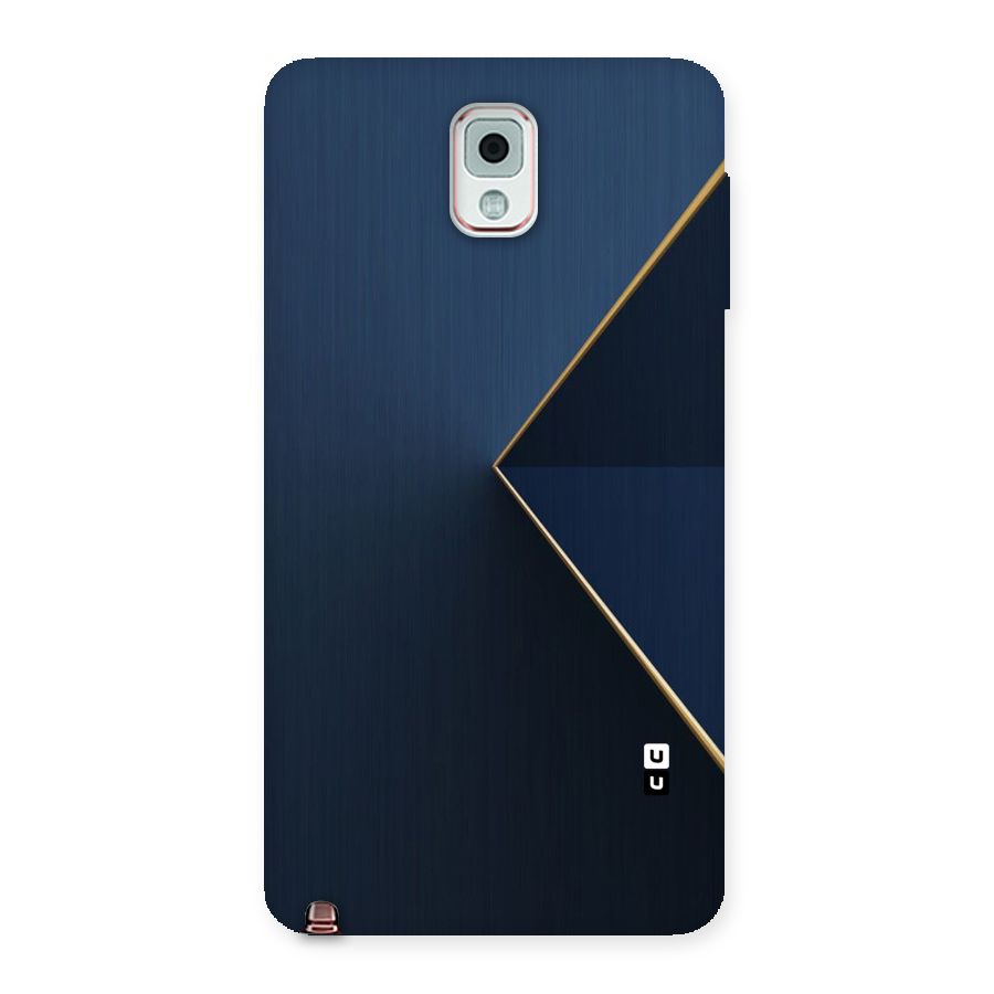 Golden Blue Triangle Back Case for Galaxy Note 3