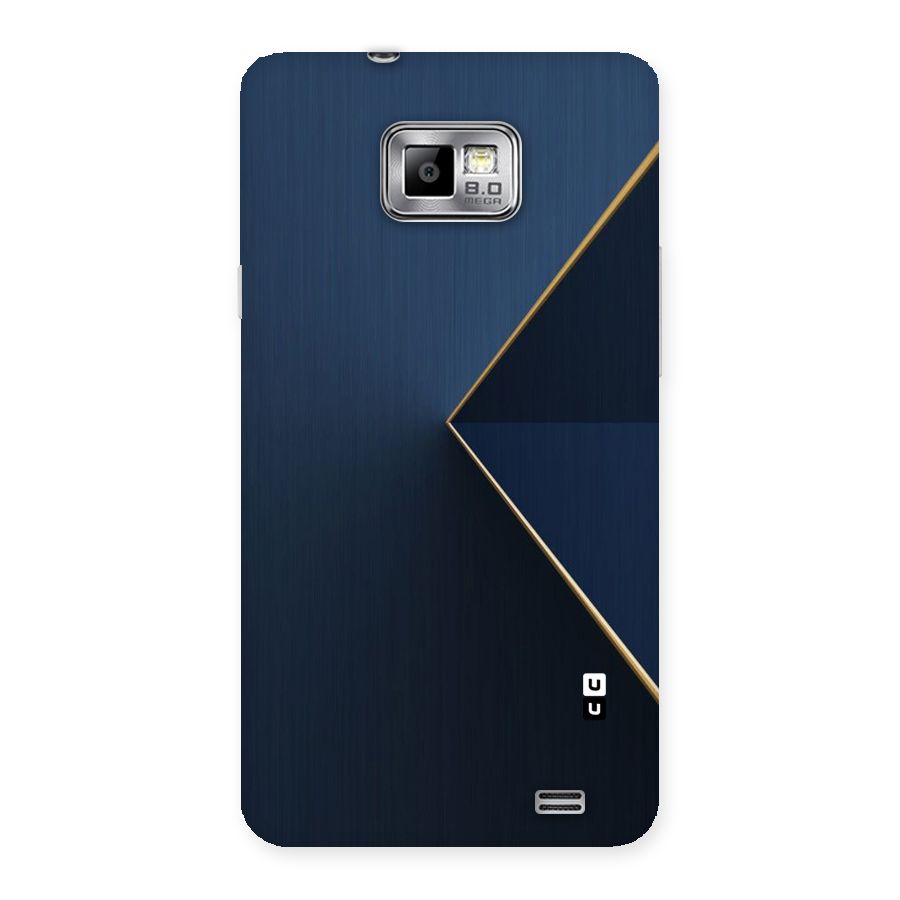 Golden Blue Triangle Back Case for Galaxy S2