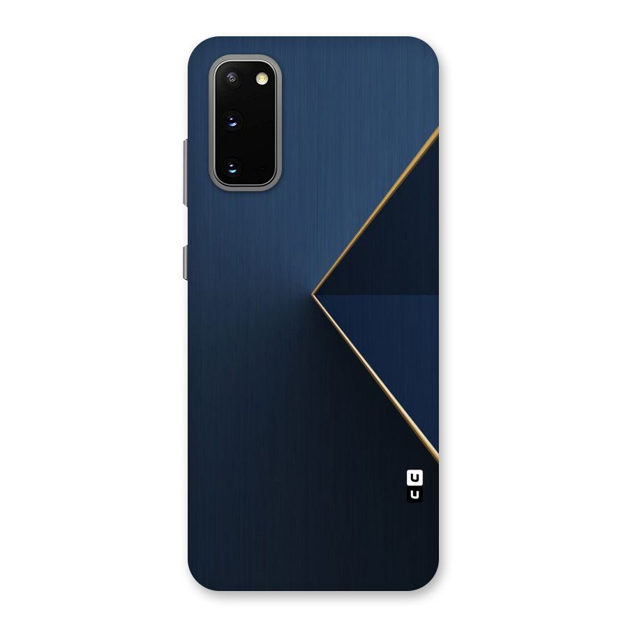 Golden Blue Triangle Back Case for Galaxy S20