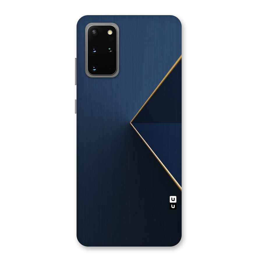 Golden Blue Triangle Back Case for Galaxy S20 Plus