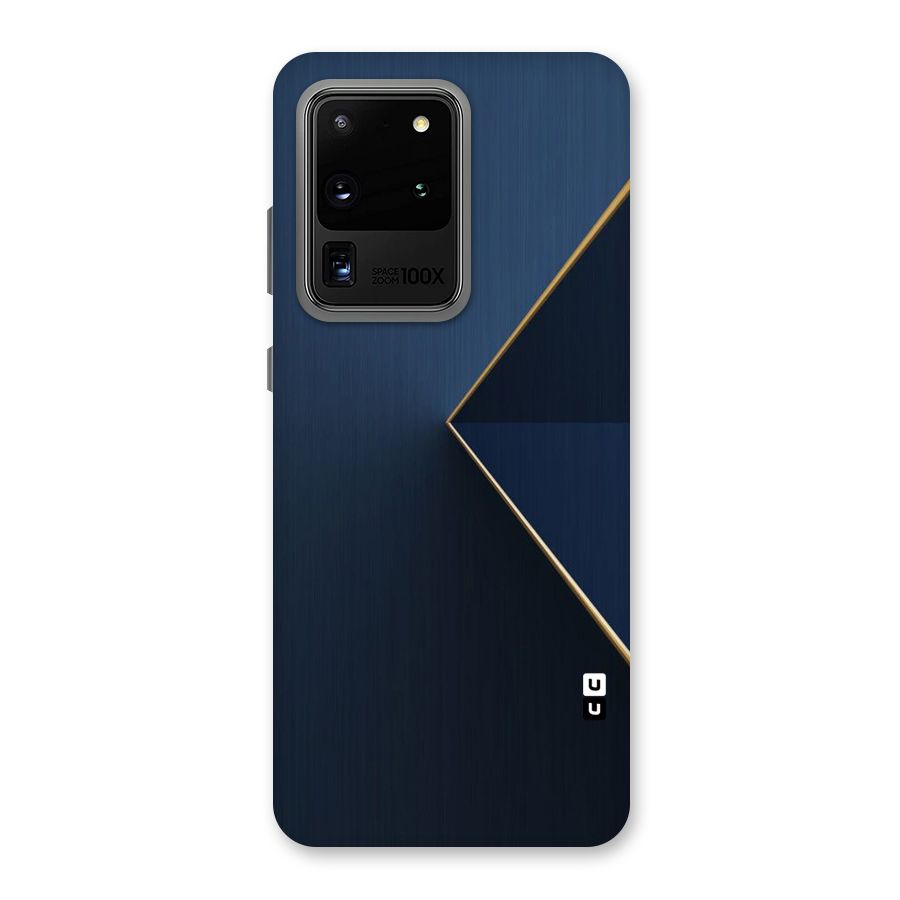 Golden Blue Triangle Back Case for Galaxy S20 Ultra