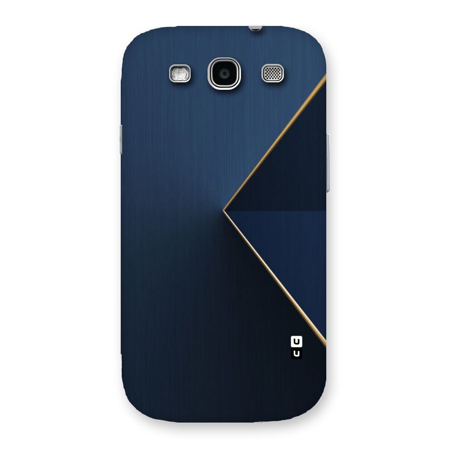 Golden Blue Triangle Back Case for Galaxy S3