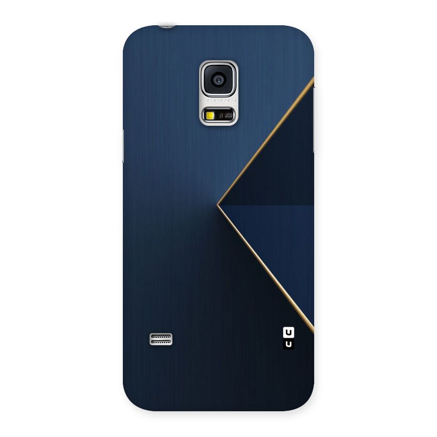 Golden Blue Triangle Back Case for Galaxy S5 Mini
