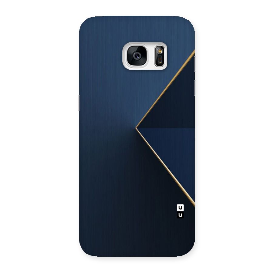 Golden Blue Triangle Back Case for Galaxy S7 Edge