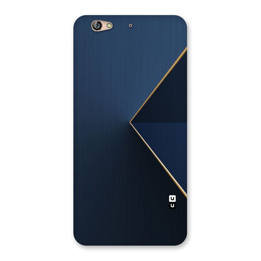 Golden Blue Triangle Back Case for Gionee S6