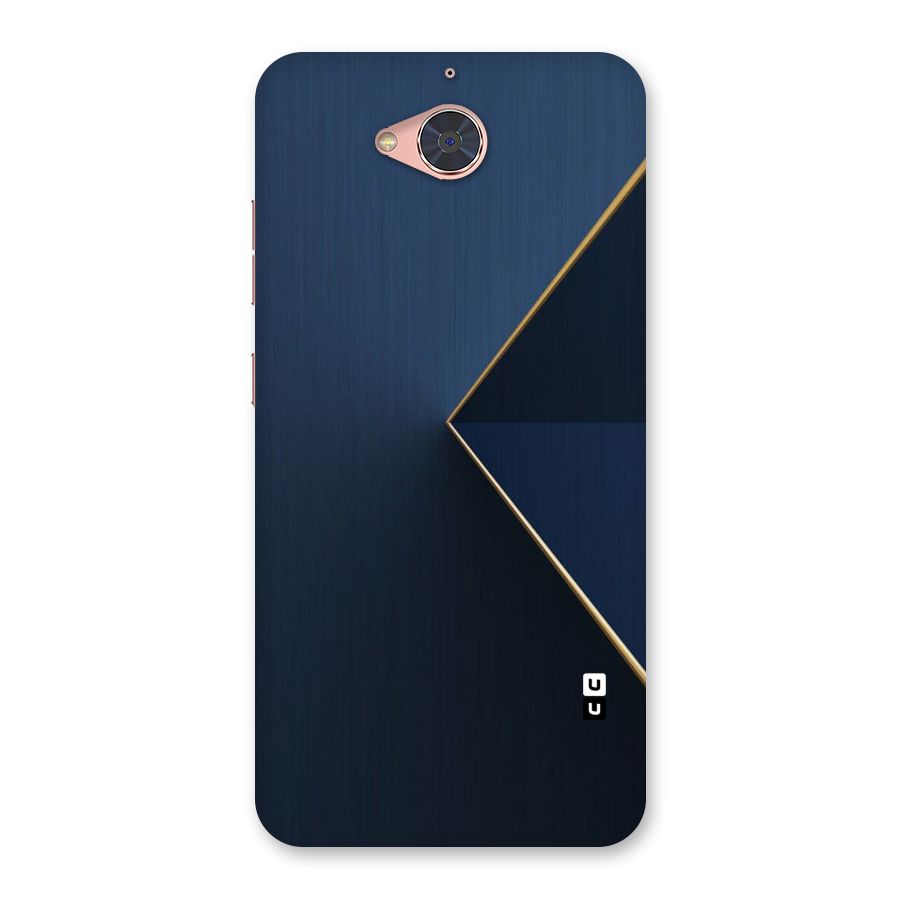 Golden Blue Triangle Back Case for Gionee S6 Pro