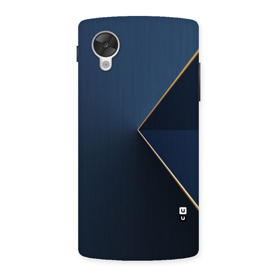 Golden Blue Triangle Back Case for Google Nexsus 5