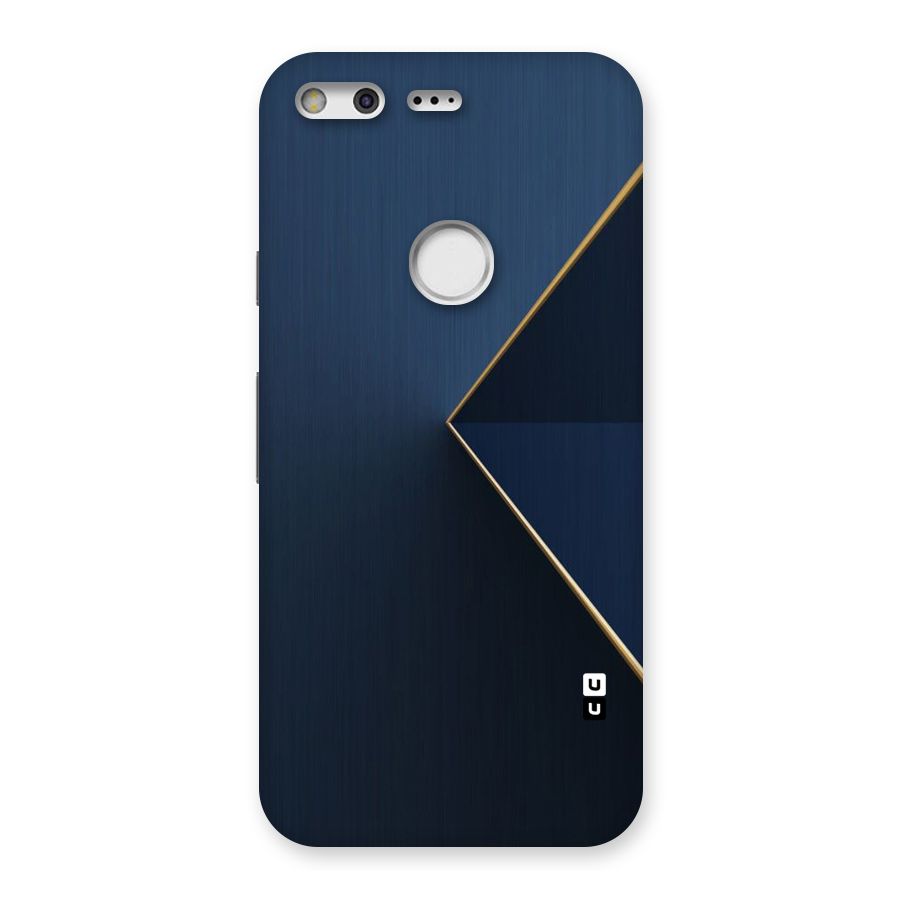 Golden Blue Triangle Back Case for Google Pixel