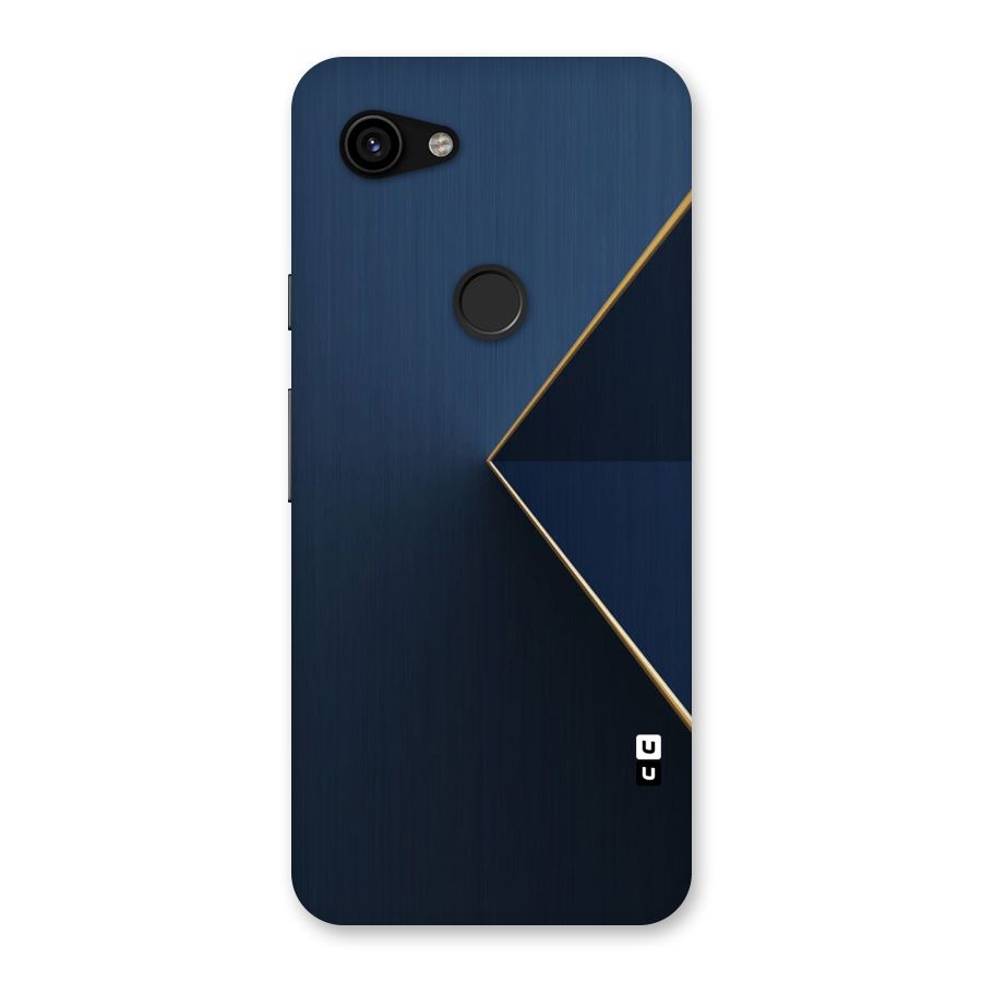 Golden Blue Triangle Back Case for Google Pixel 3a