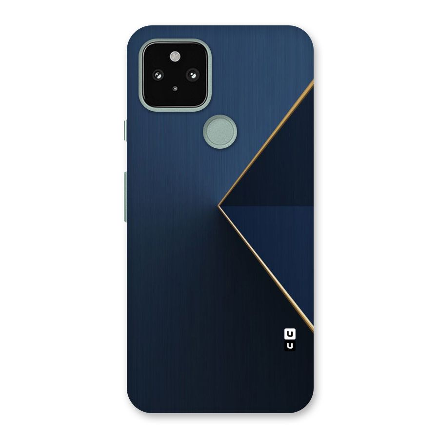 Golden Blue Triangle Back Case for Google Pixel 5