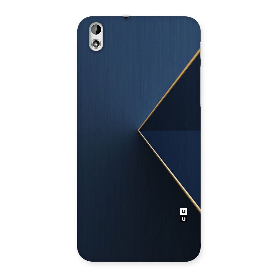 Golden Blue Triangle Back Case for HTC Desire 816g