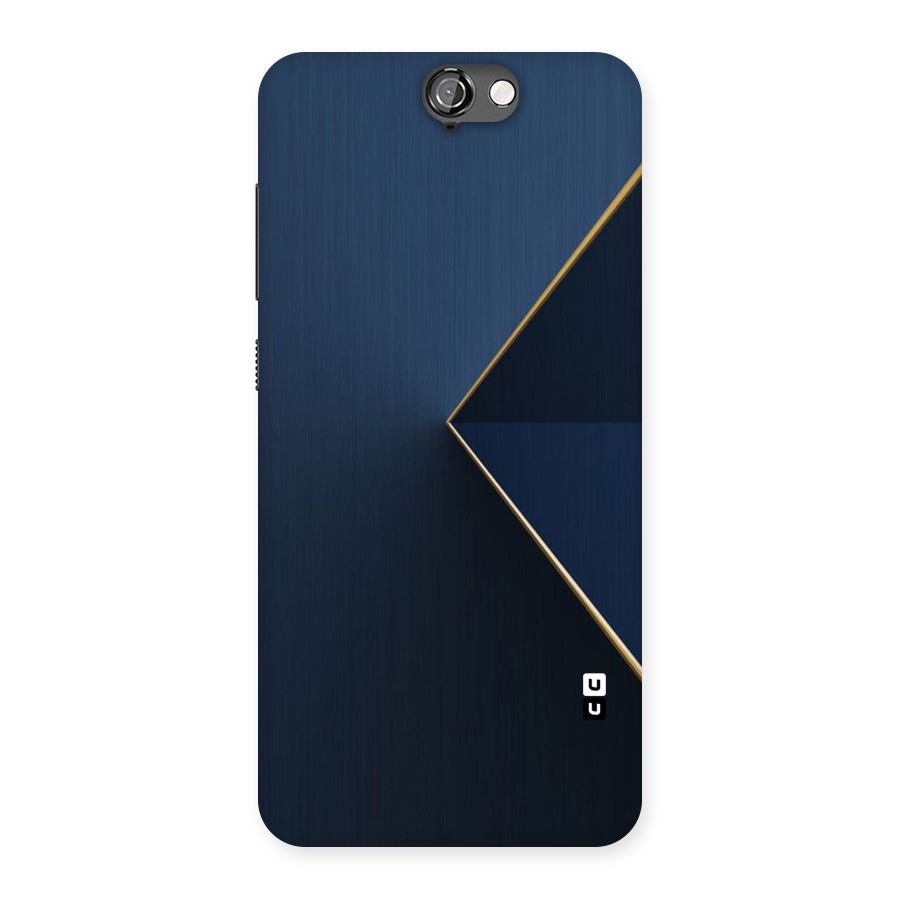 Golden Blue Triangle Back Case for HTC One A9