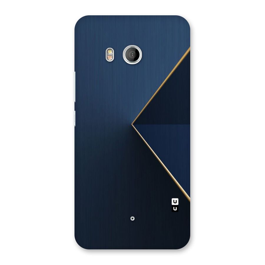 Golden Blue Triangle Back Case for HTC U11