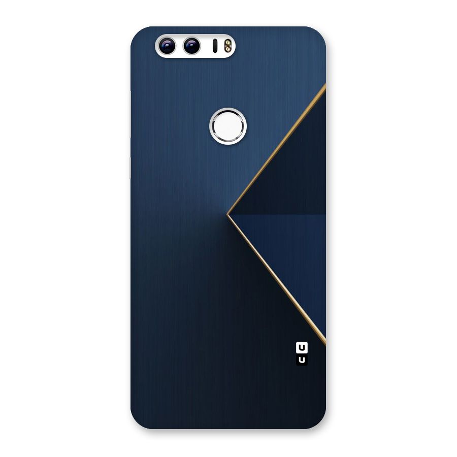 Golden Blue Triangle Back Case for Honor 8
