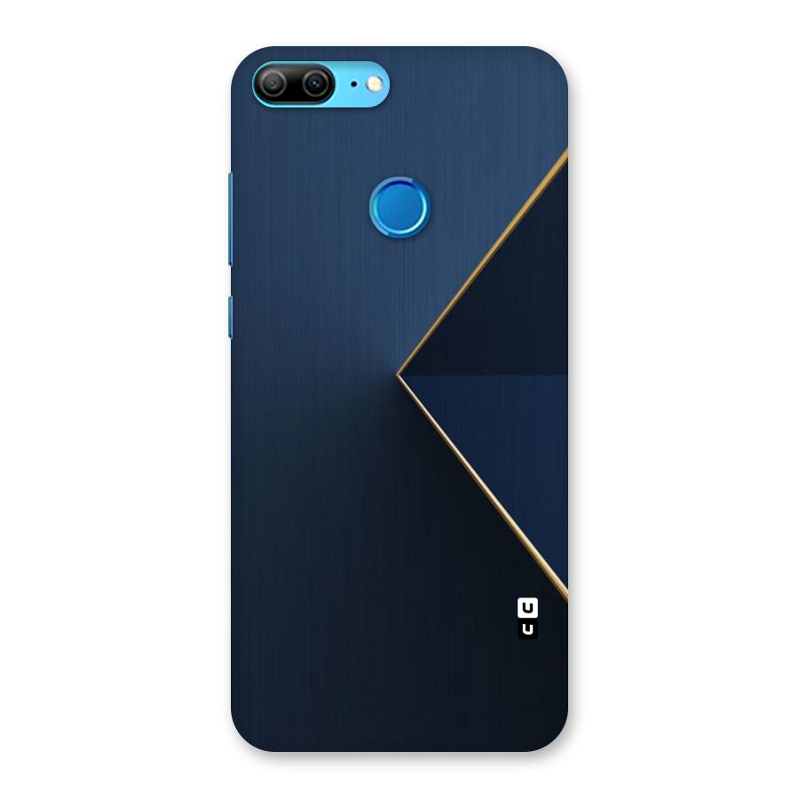 Golden Blue Triangle Back Case for Honor 9 Lite
