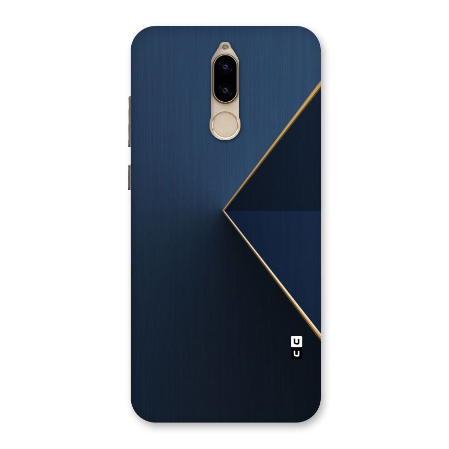 Golden Blue Triangle Back Case for Honor 9i