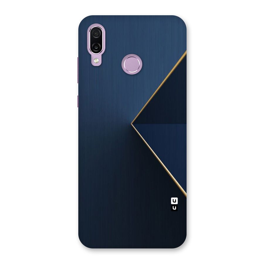 Golden Blue Triangle Back Case for Honor Play