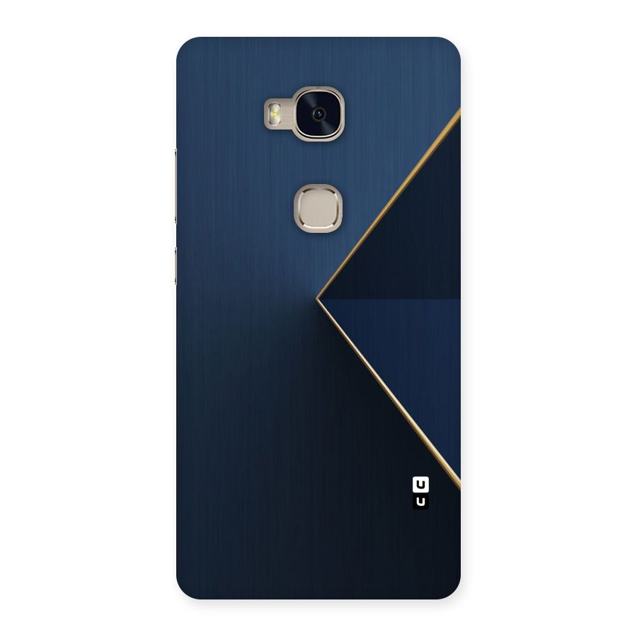 Golden Blue Triangle Back Case for Huawei Honor 5X