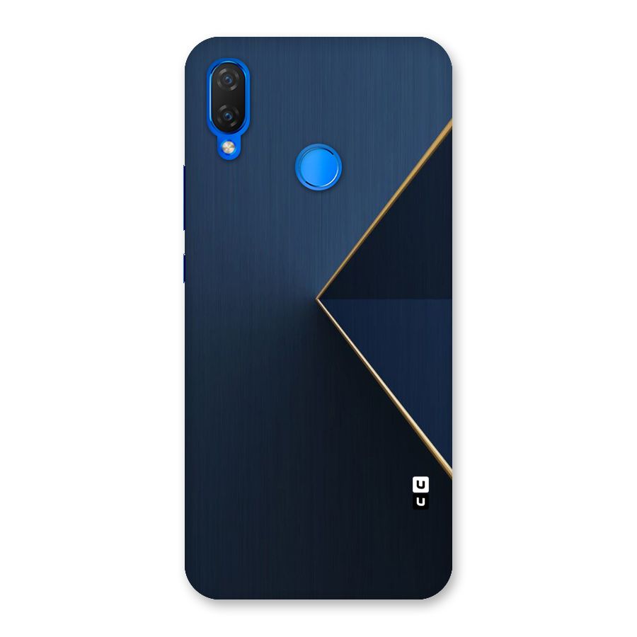 Golden Blue Triangle Back Case for Huawei P Smart+
