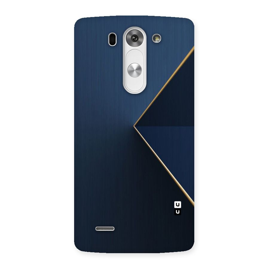 Golden Blue Triangle Back Case for LG G3 Mini