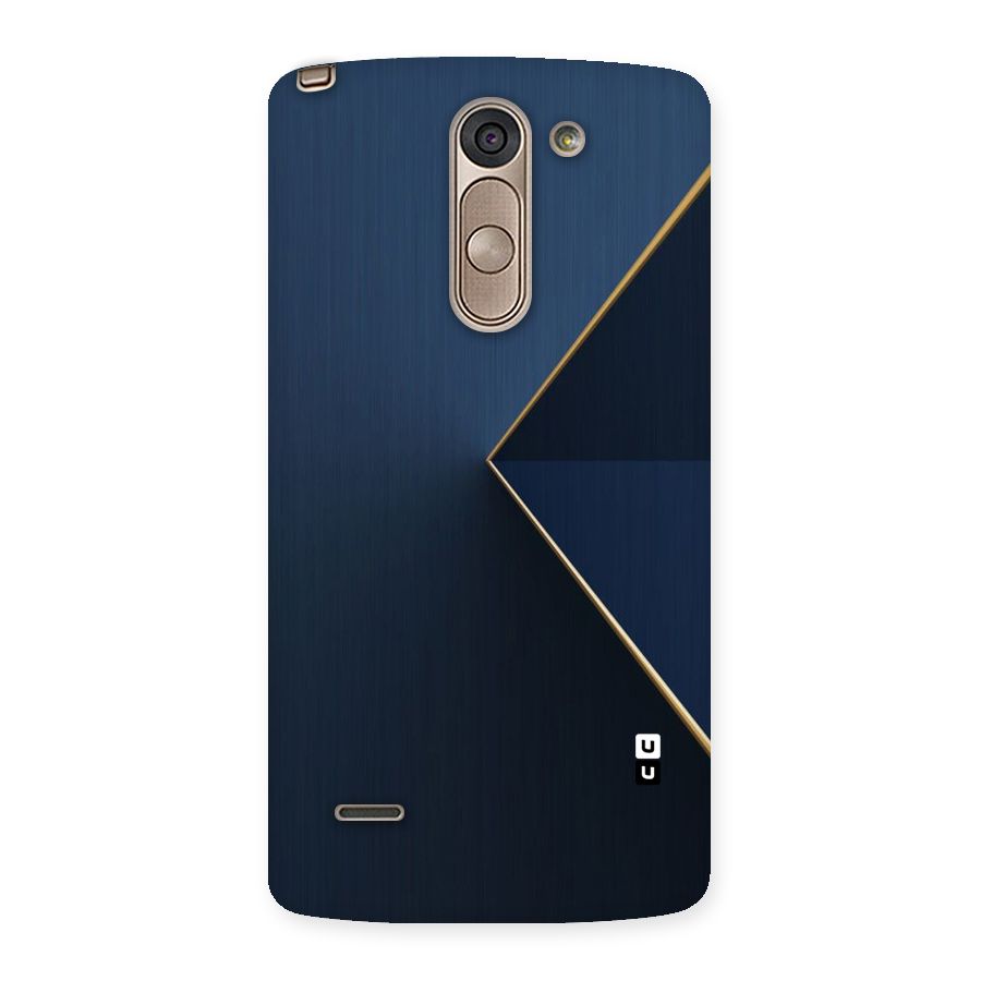 Golden Blue Triangle Back Case for LG G3 Stylus