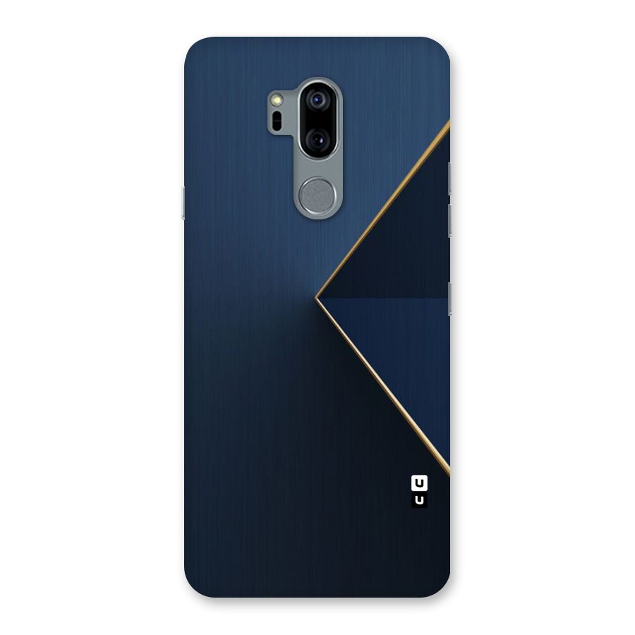 Golden Blue Triangle Back Case for LG G7